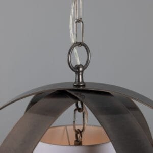 Modern Brass 50cm Denton Lantern Pendant Large Single - 3 Arm Pendants Great Lighting UK Ltd